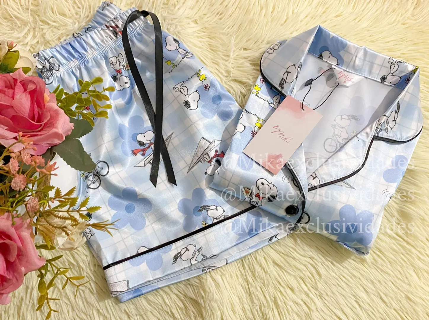Set "Snoopy Floral" / Seda