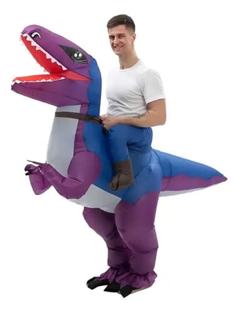 DISFRAZ INFLABLE DINO ADULTO