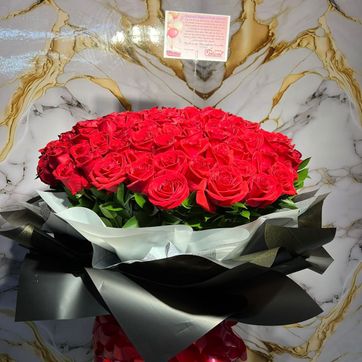 Imagen del producto BOUQUET DE 100 ROSAS BUCHON