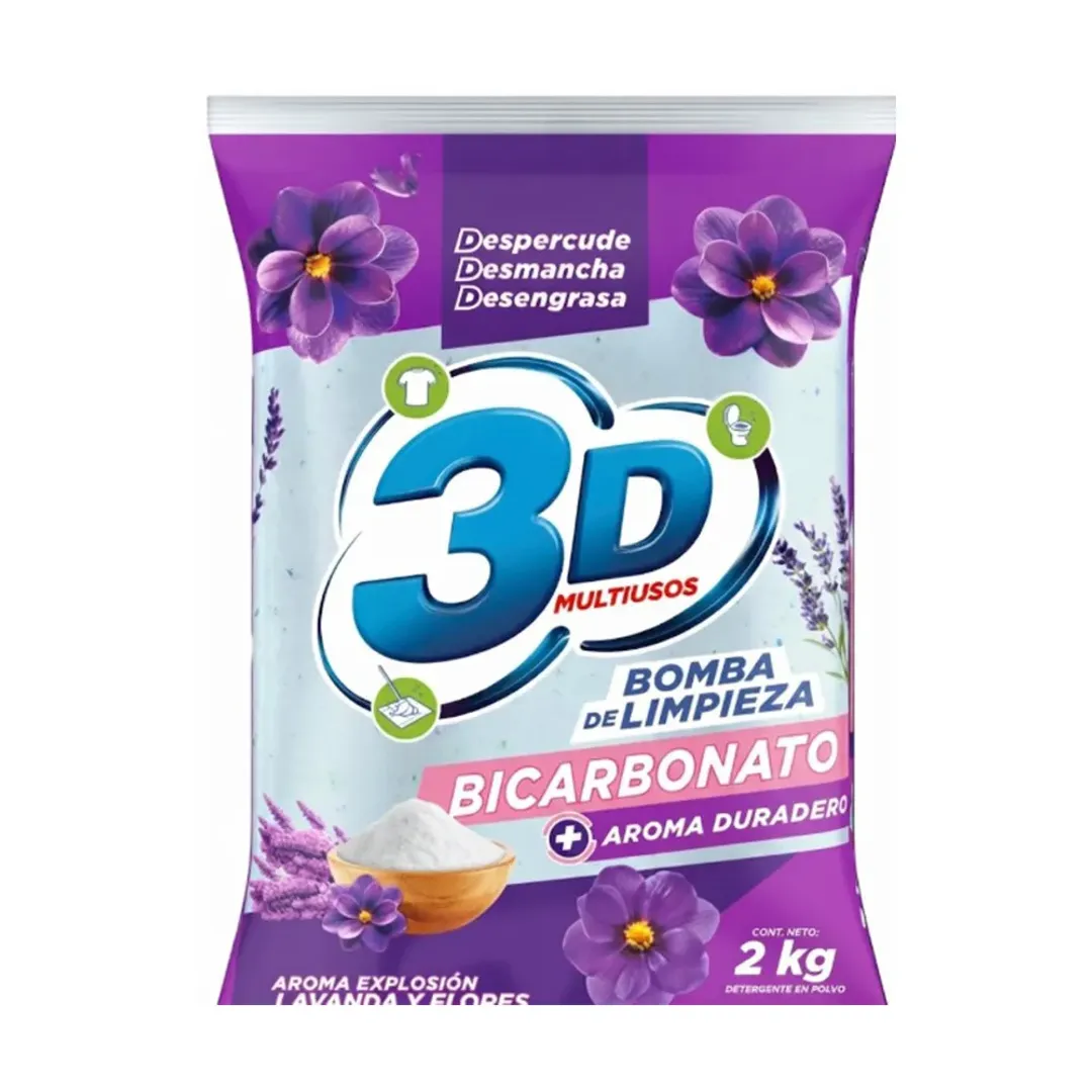 JABON POLVO 3D LAVANDA*2K
