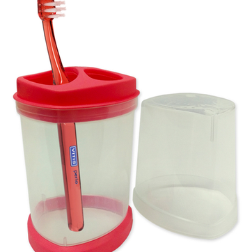 Imagen del producto PORTACEPILLO CON TAPA PEQ. R2635 PLASUTIL	