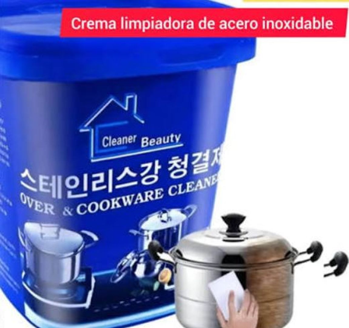 Crema limpiadora acero inoxidable