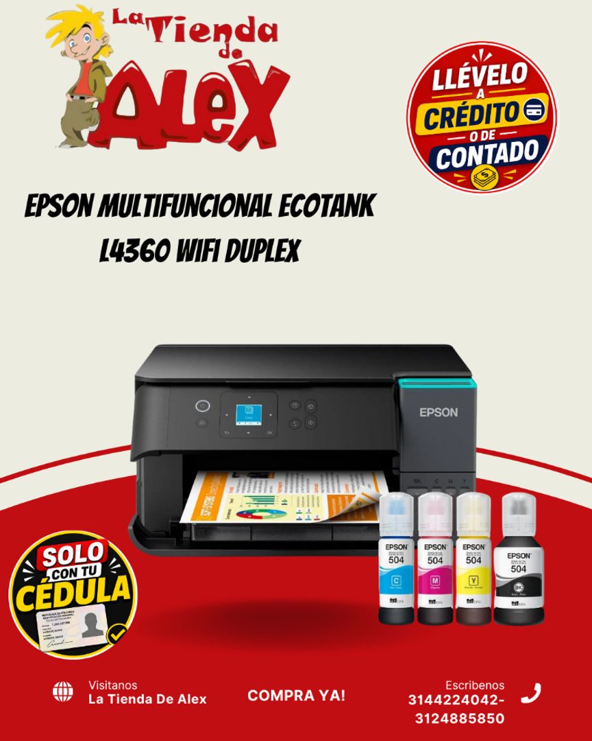 Epson Multifuncional Ecotank L4360 Wifi Duplex