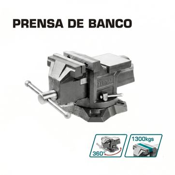 PRENSA DE BANCO 8" 2.500 KG GIRATORIA - imagen 1