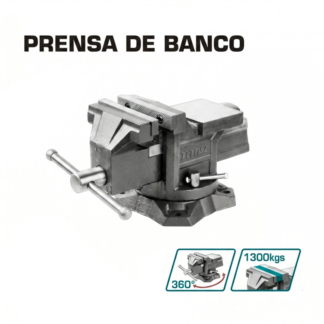 PRENSA DE BANCO 8" 2.500 KG GIRATORIA