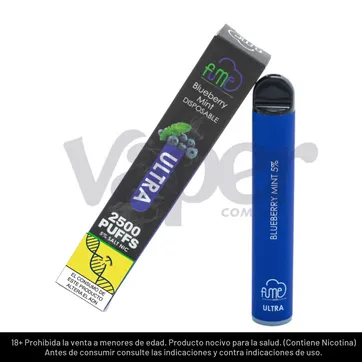 Imagen del producto Fume Ultra Blueberry Mint 2500 Puffs