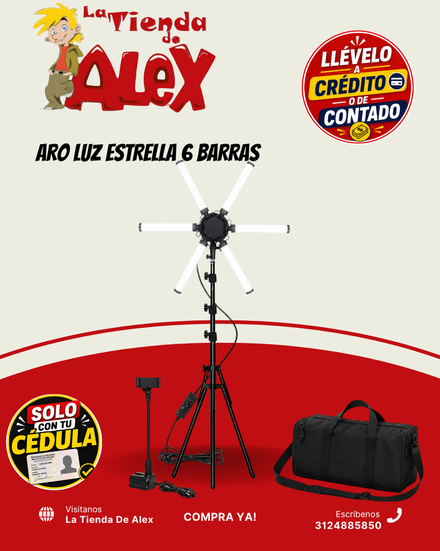 ARO LUZ ESTRELLA 6 BARRAS