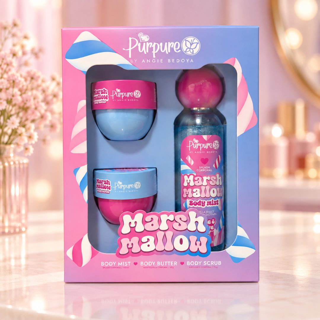 Kit corporal x3 purpure marsh mallow 