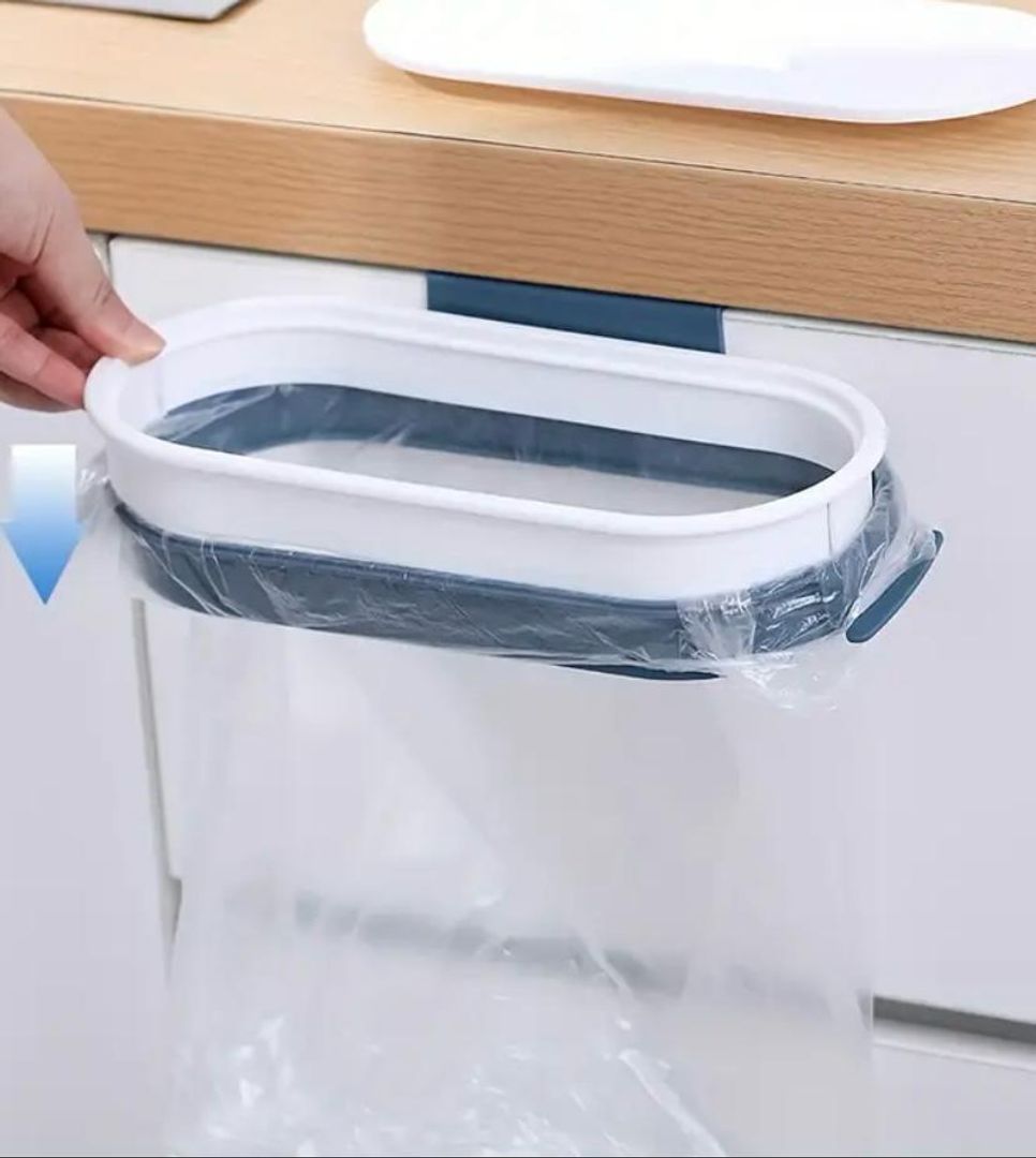 Soporte con tapa para bolsa de basura