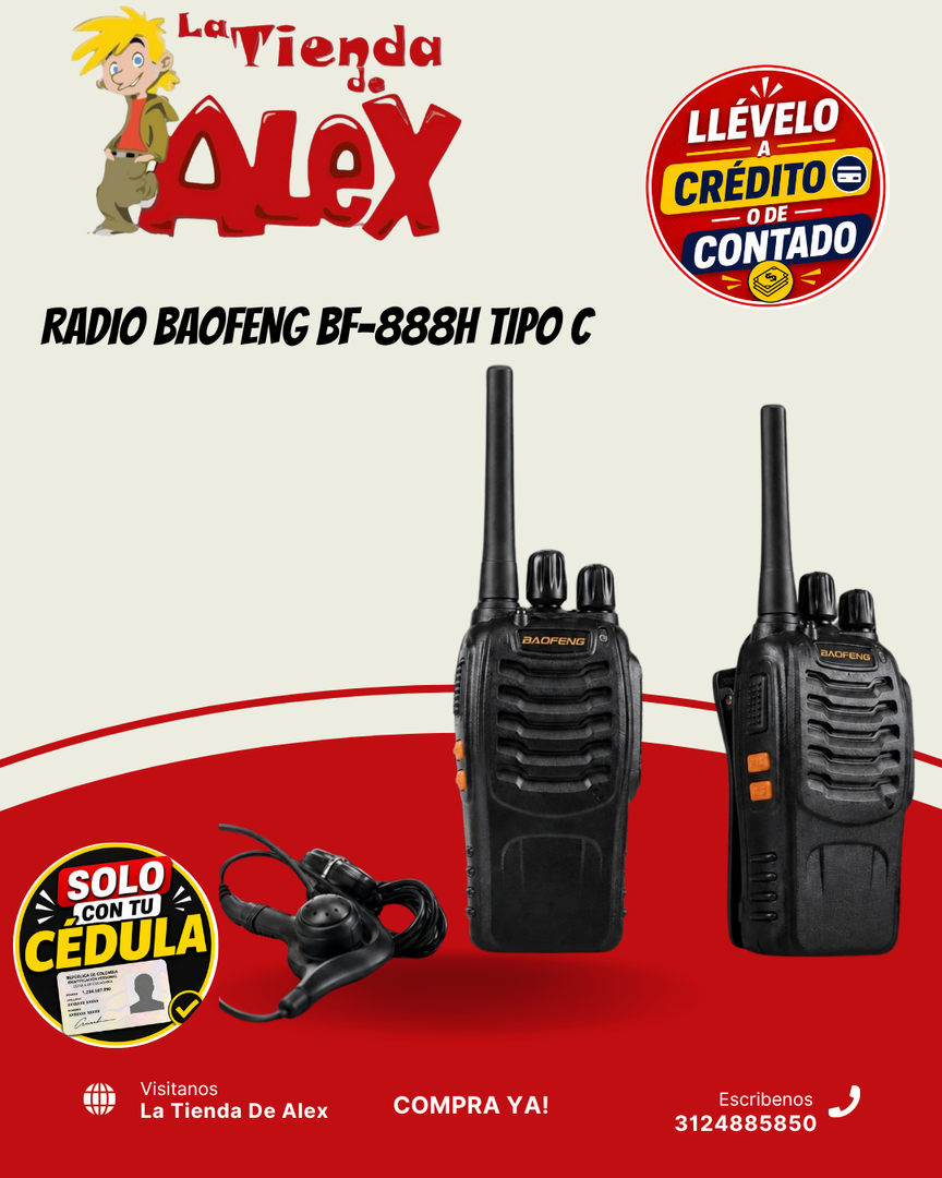 RADIO BAOFENG BF-888H TIPO C