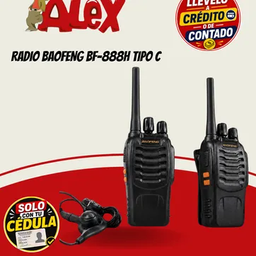 Imagen del producto RADIO BAOFENG BF-888H TIPO C