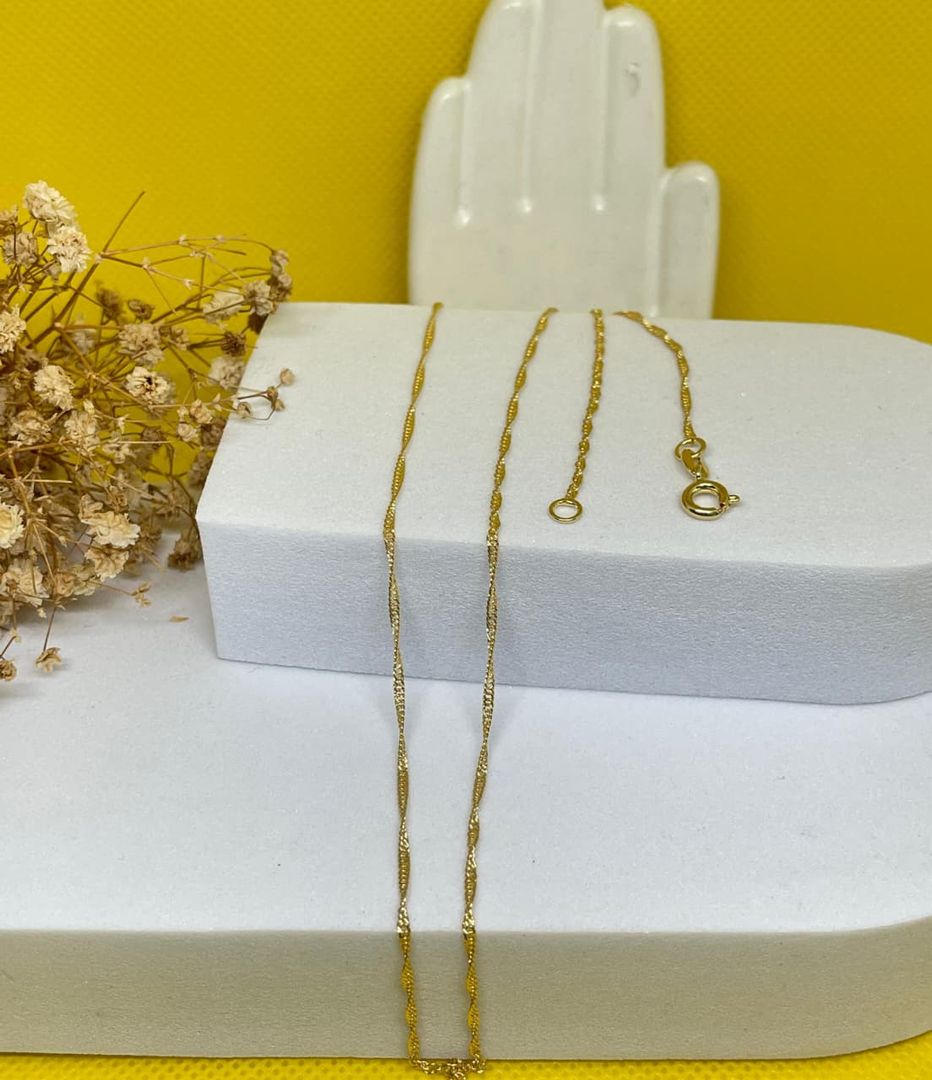 Cadena singapur de 45cm y 1.5mm