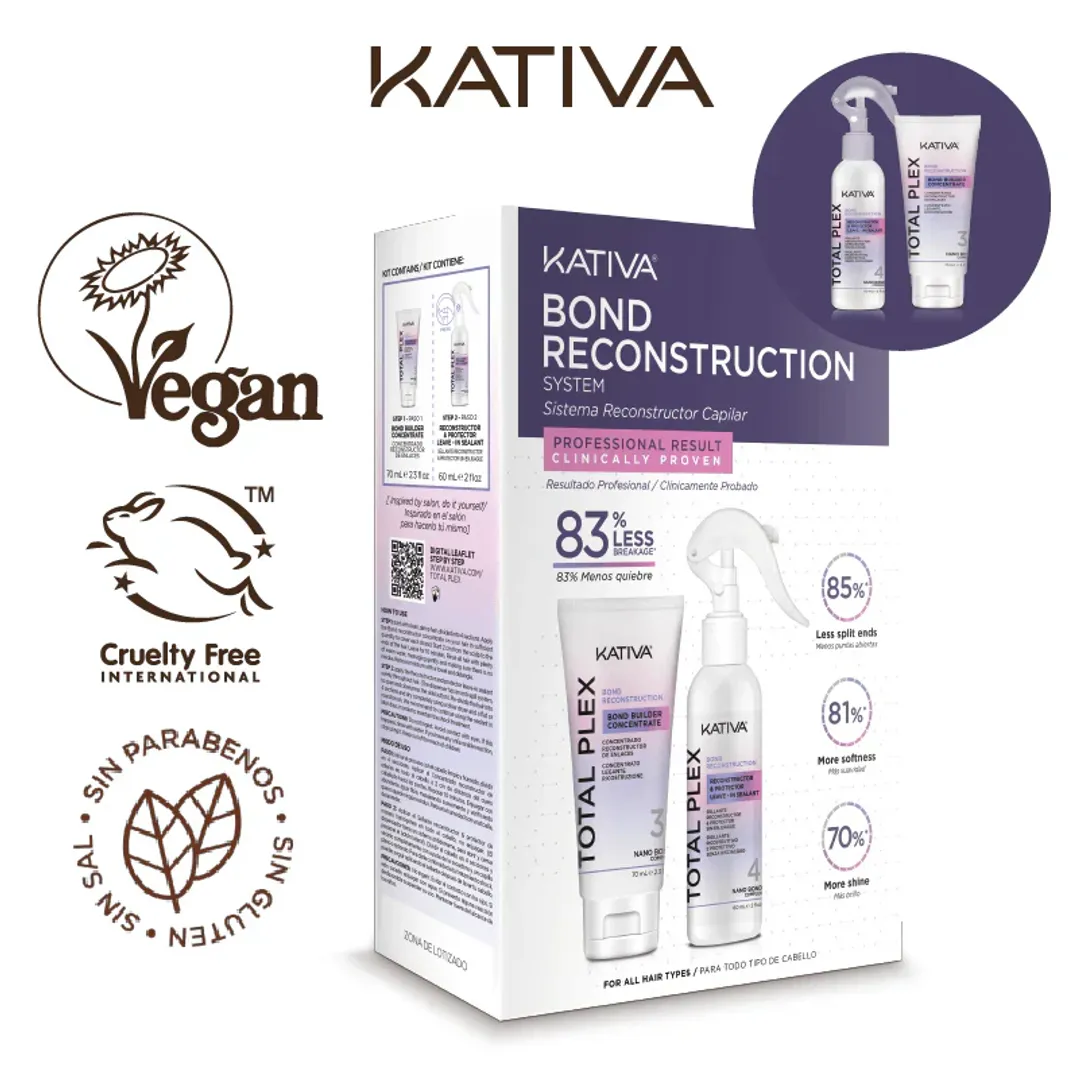 KIT TOTAL PLEX BOND RECONSTRUCTION 60ML KATIVA