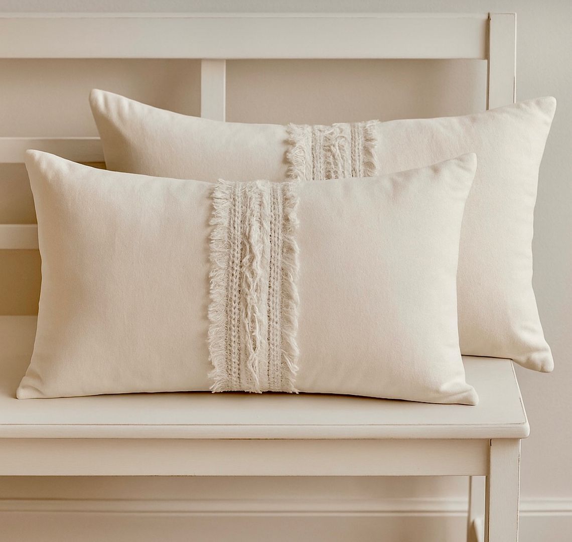 Almohadón Lienzo c/Pasmaneria VENDIDOS