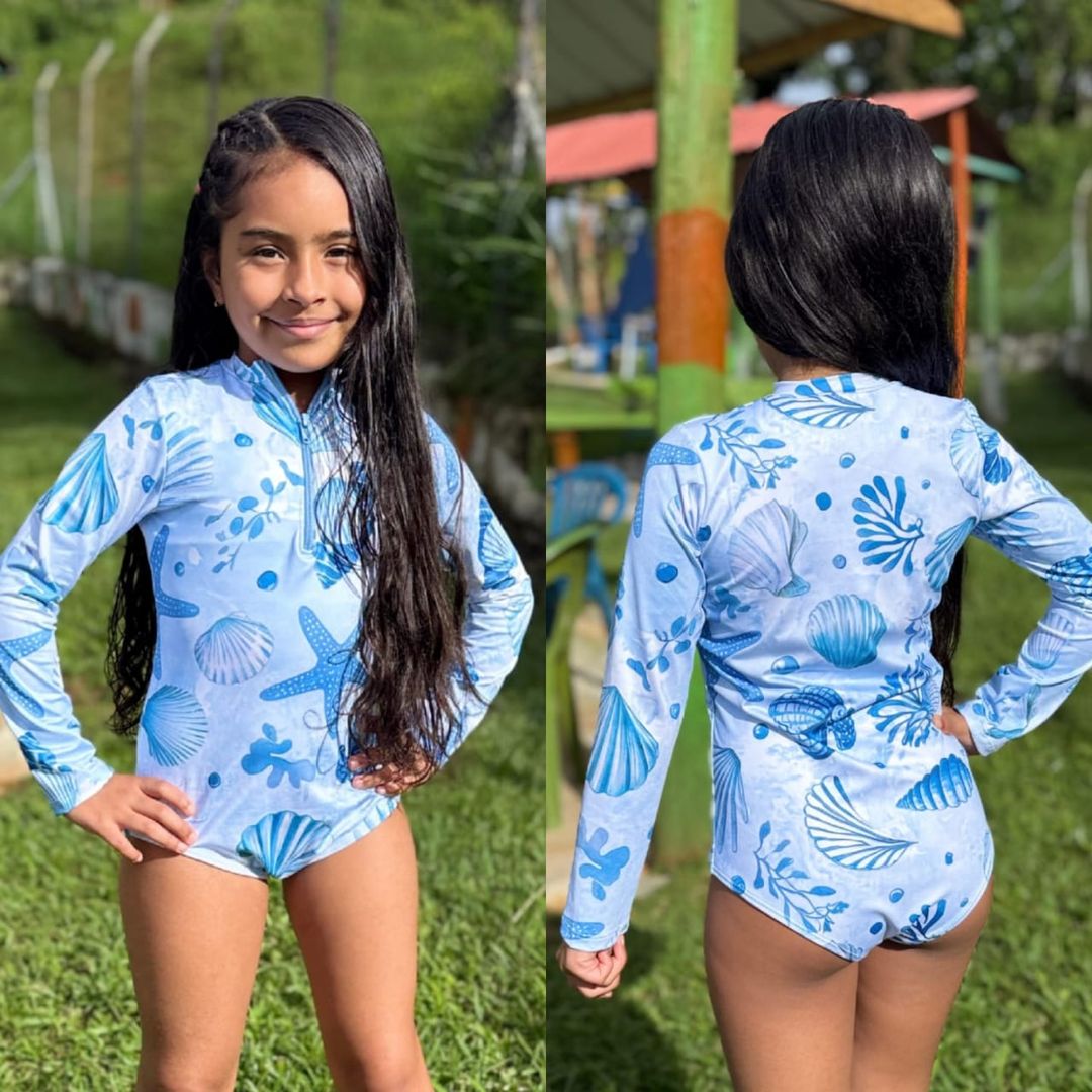 Trikini conchas niña