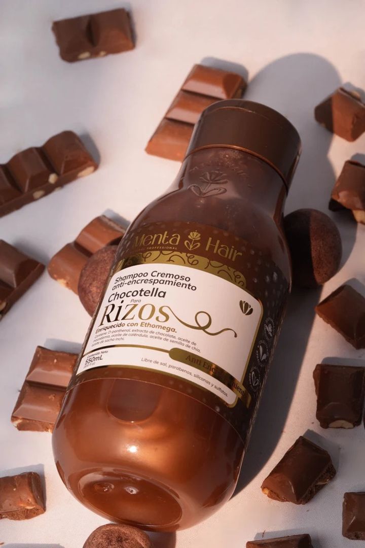 Shampoo Cremoso Chocotella para Rizos X550 ml