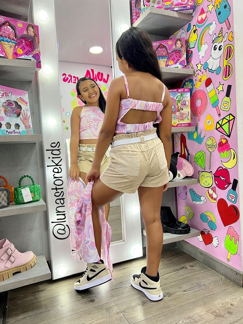 CONJUNTO TRIO DE SHORT