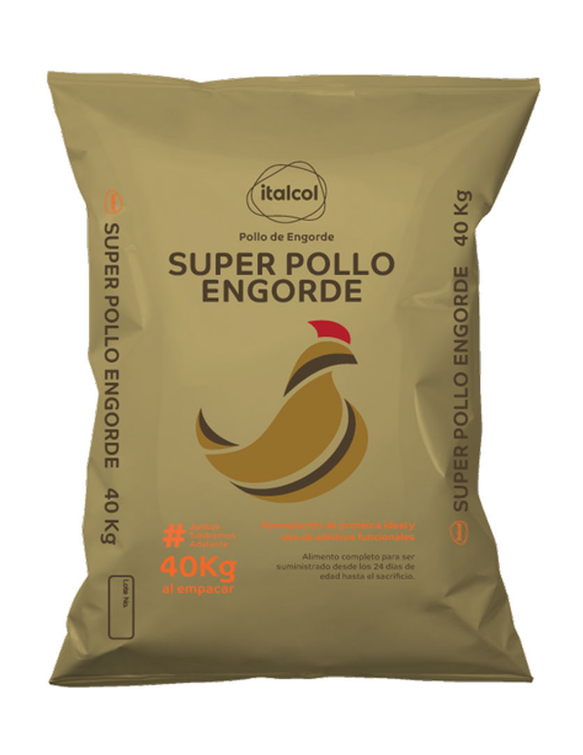 ITALCOL SUPER POLLO ENGORDE DORADO X 40 Kilos