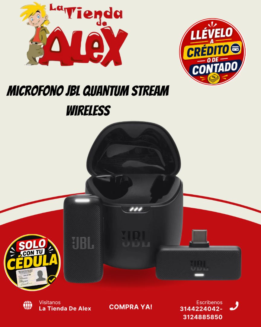 Microfono JBL Quantum Stream Wireless