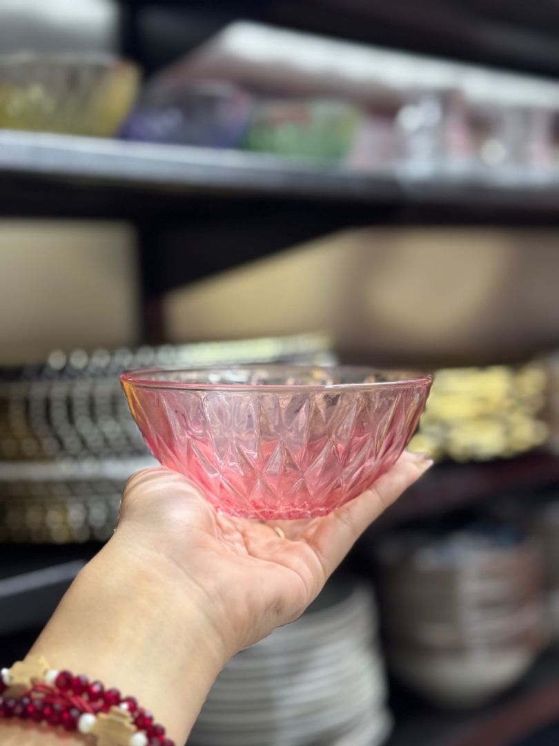 Bowl / Tazón efecto diamante 