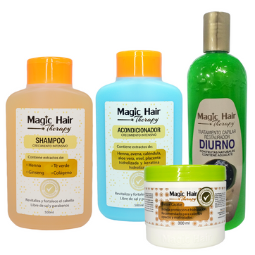 Kit Crecimiento Básico Platinum Magic Hair Mas Obsequio - imagen 1