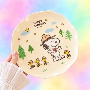 Imagen del producto Plato cereamica snoopy bosque