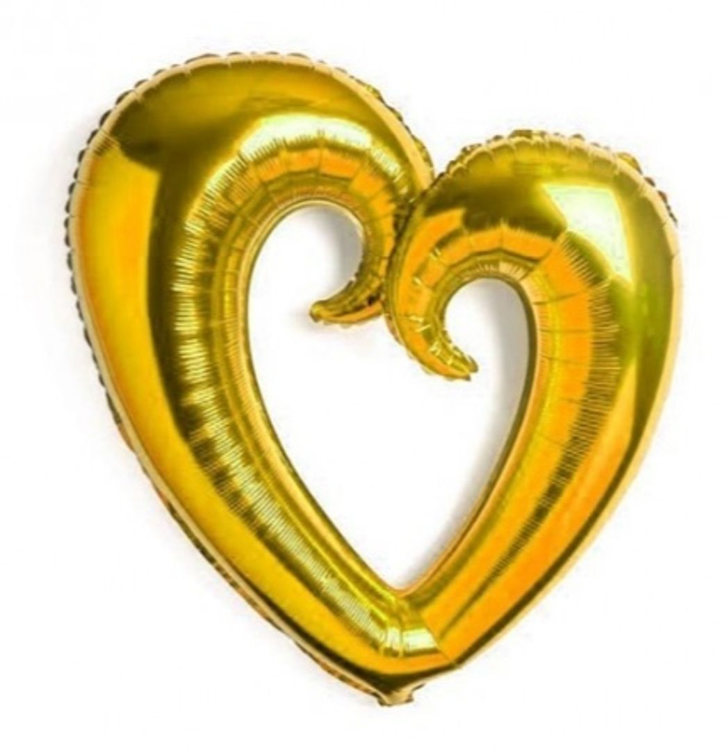GLOBO FOIL CORAZON ABIERTO 24'