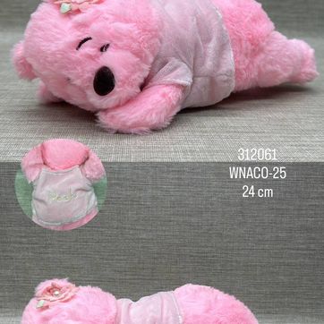 Imagen del producto WINNIE POOH  ROSA ACOSTADO 24 CM 