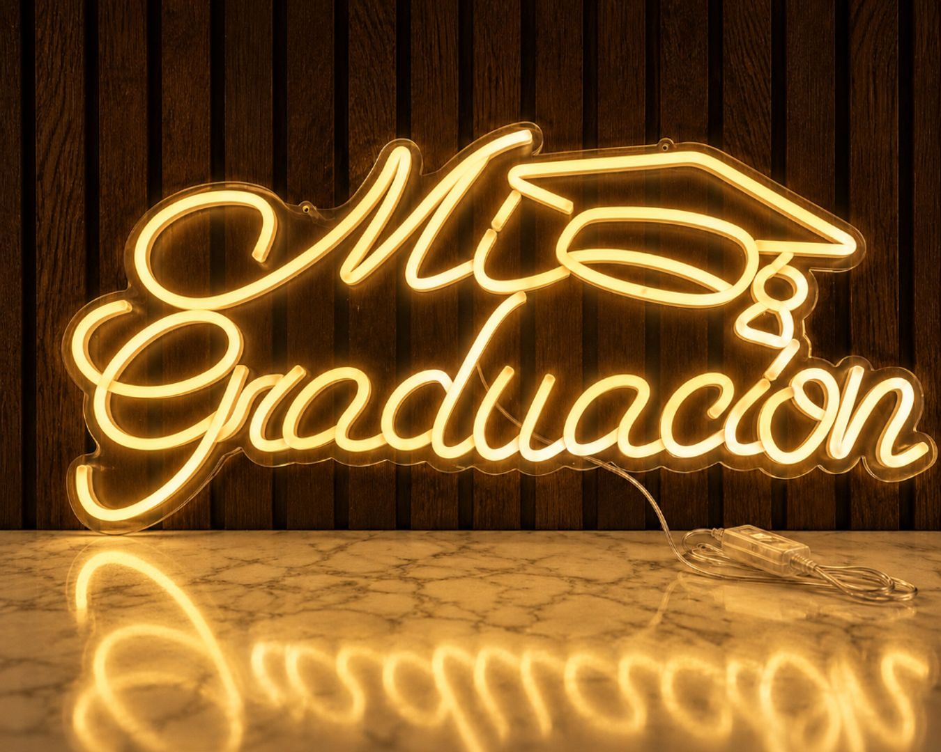 AVISO NEON FLEX GRADO 60 X 40 CM 
