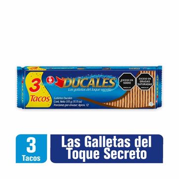 Imagen del producto DUCALES 3 TACOS NOEL*315G