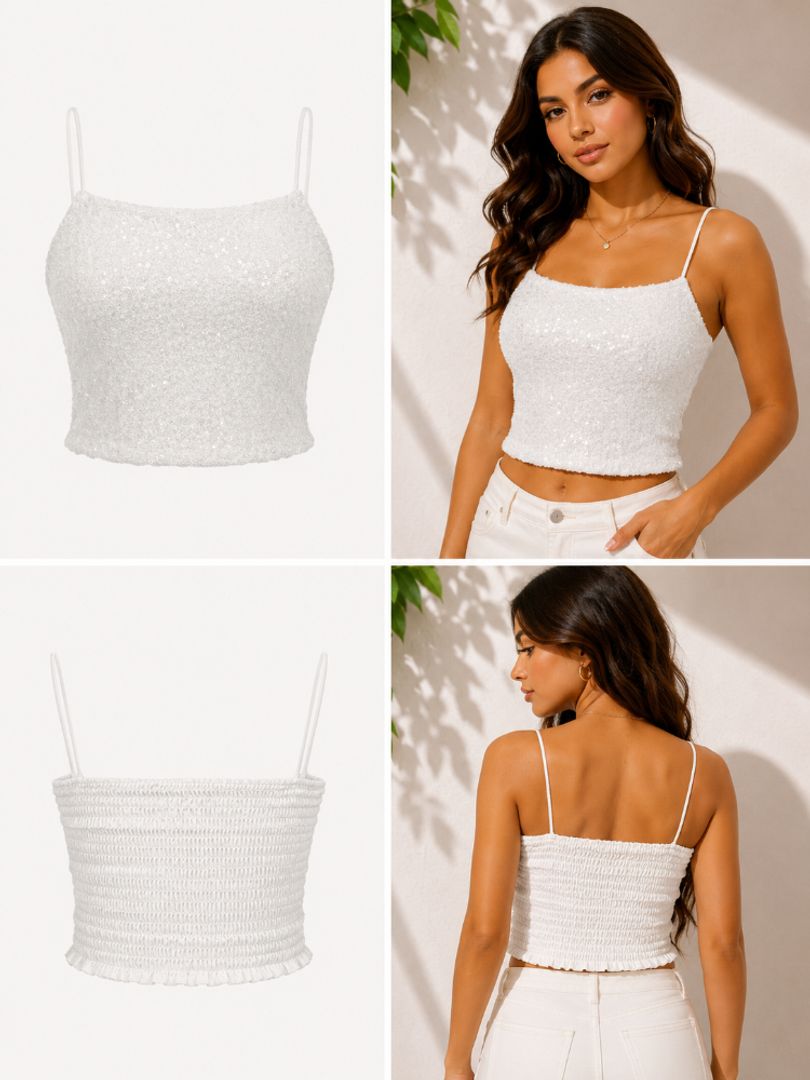 Blusa lentejuelas ref 038