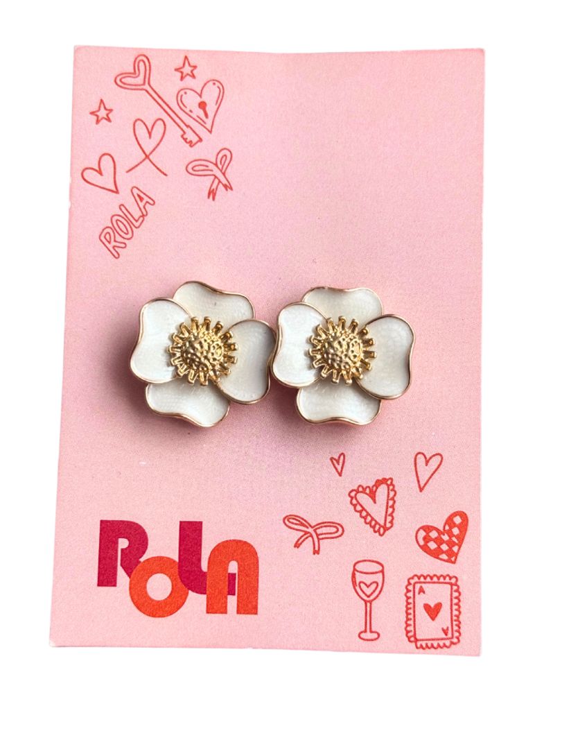 Aretes Flor Grande 