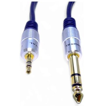 Cable DIGITAL 1x1 6.3mm estéreo a 3.5mm 3.6mt. - imagen 1