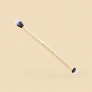 BROCHA DUO PLANA CREMA Y DIFUMINADORA ATENEA - imagen 1