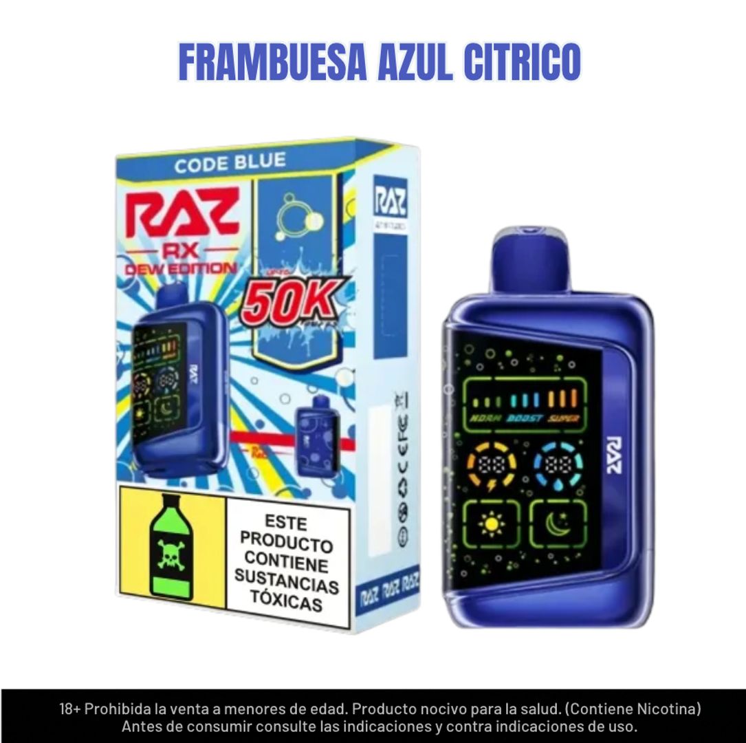 Raz Code Blue 50.000 Puffs