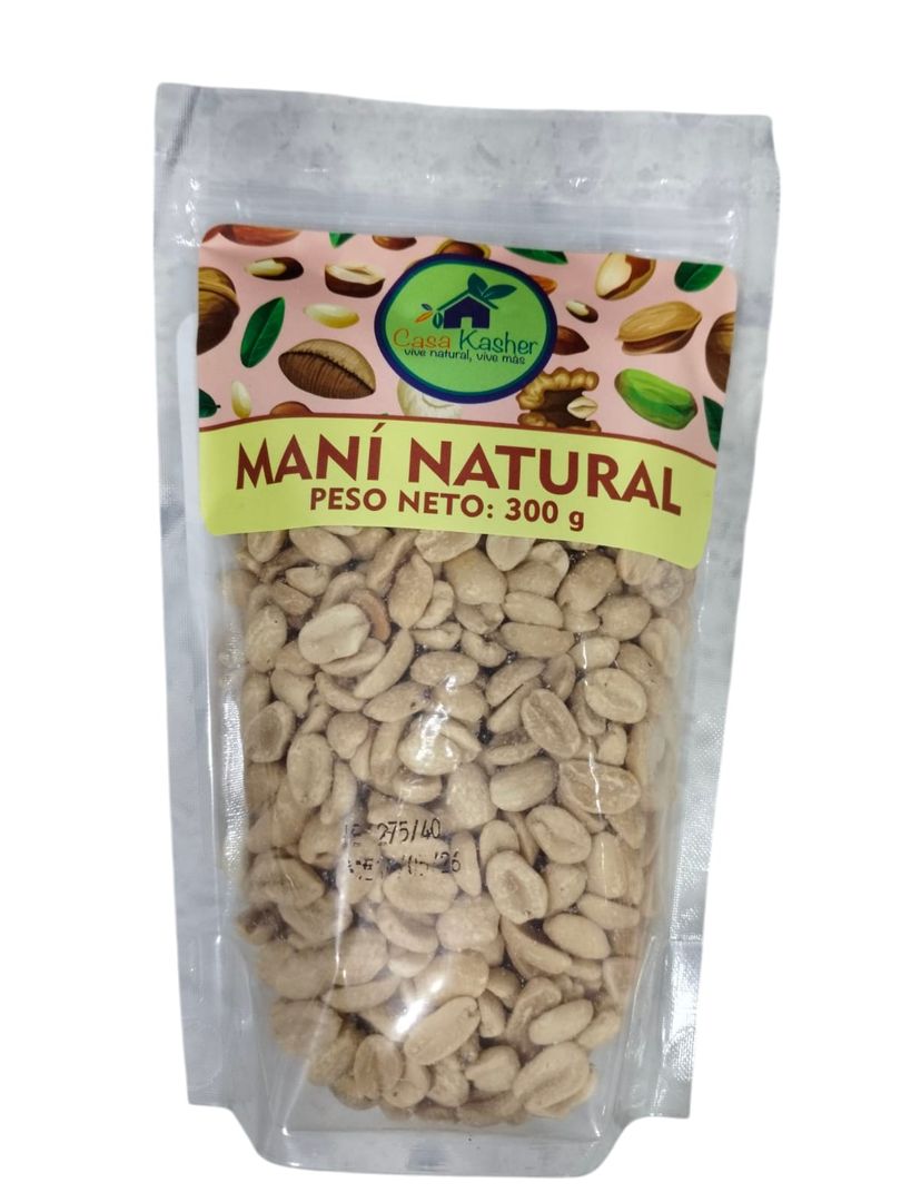 MANI SIN SAL CASA KASHER*300G