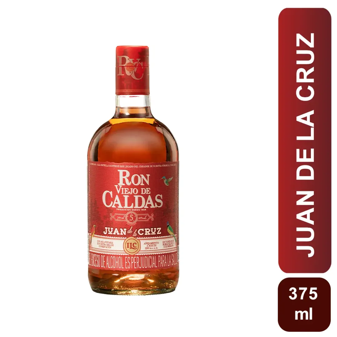 RON VIEJO CALDAS 5 SECRETOS*375ML