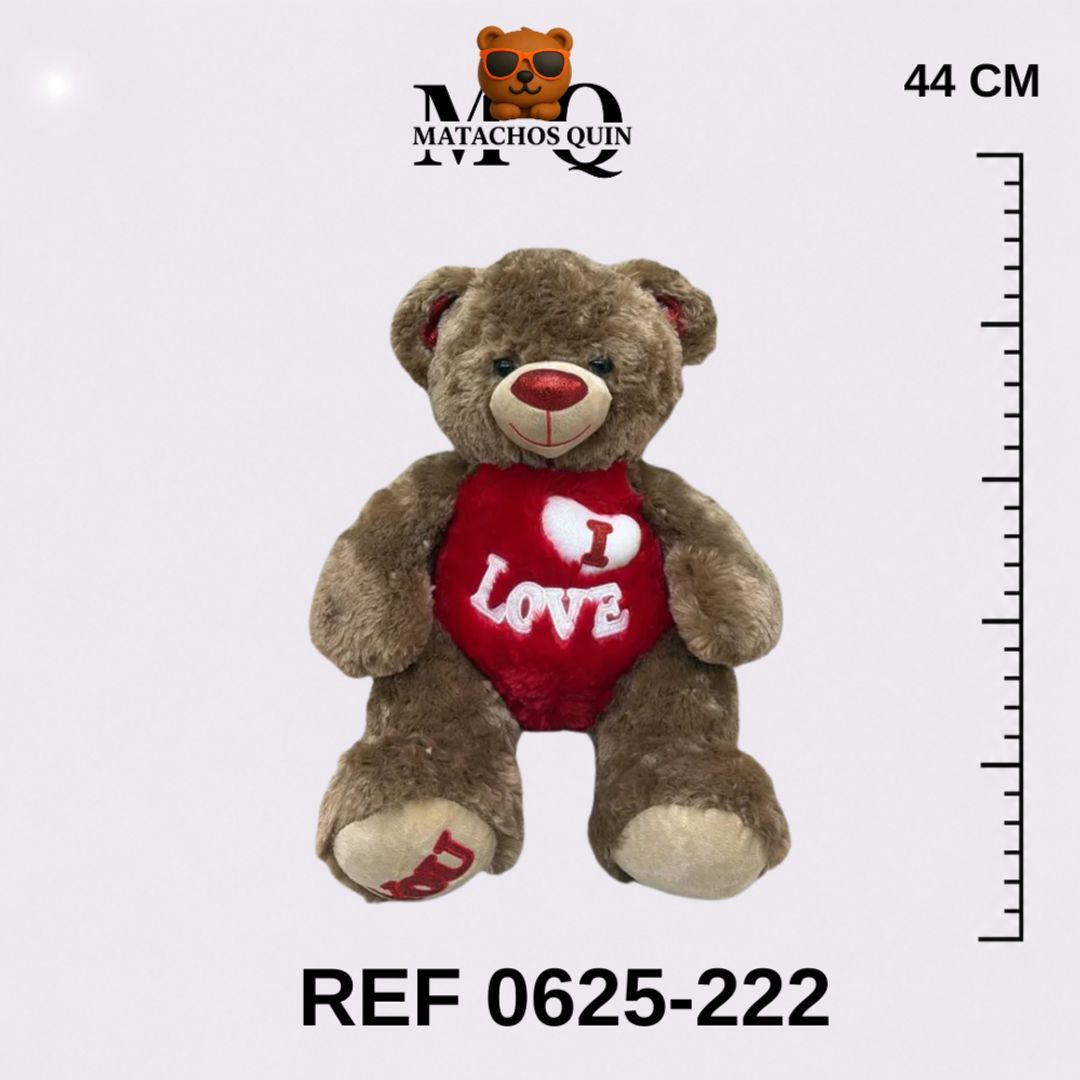 OSO SURTIDO CON DETALLES EN ROJO