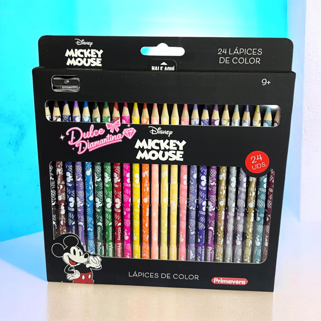 CAJA DE COLORES MICKEY X24