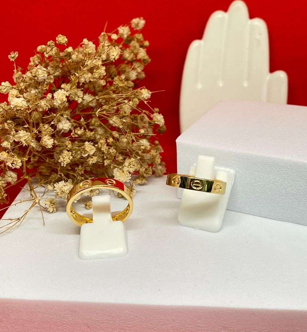 Par De Argollas lisas cartier