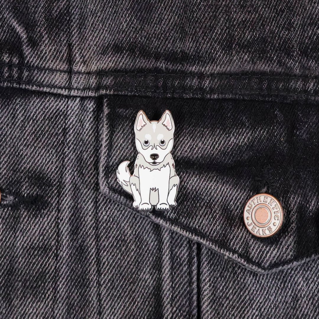 PIN HUSKY BLANCO 