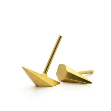 Imagen del producto GOLD CUT CONE STUDS
