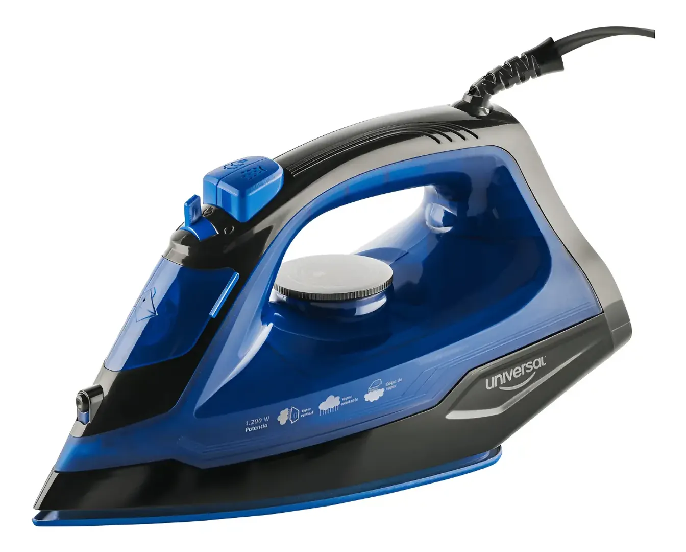 PLANCHA A VAPOR UNIVERSAL COLOR AZUL