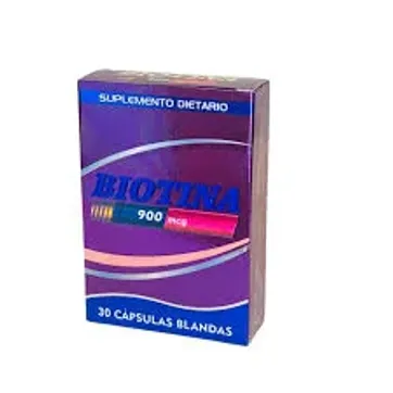 Imagen del producto BIOTINA 900MCG NATURALMENTE SOB X 15 CAPS