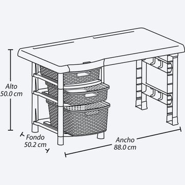 ESCRITORIO INFANTIL TRICOLOR NIÑA RIMAX RIMAX  - imagen 3