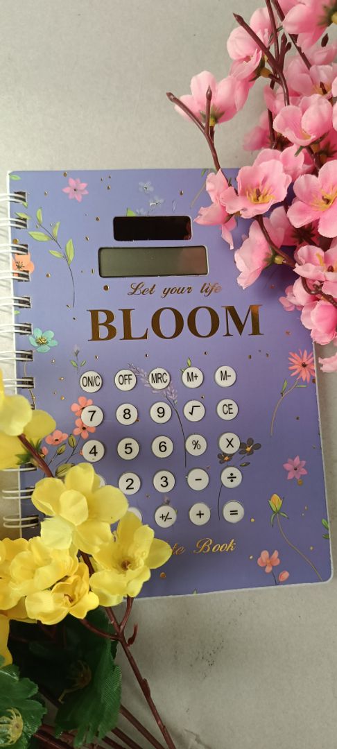 Agenda grande con calculadora 