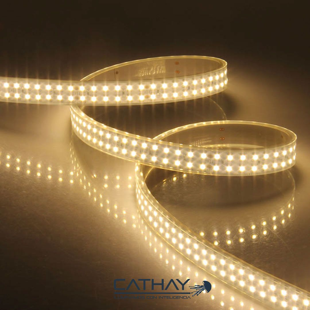CINTA LED 2835 DOBLE CARRIL 15MM/28,8W/MT 