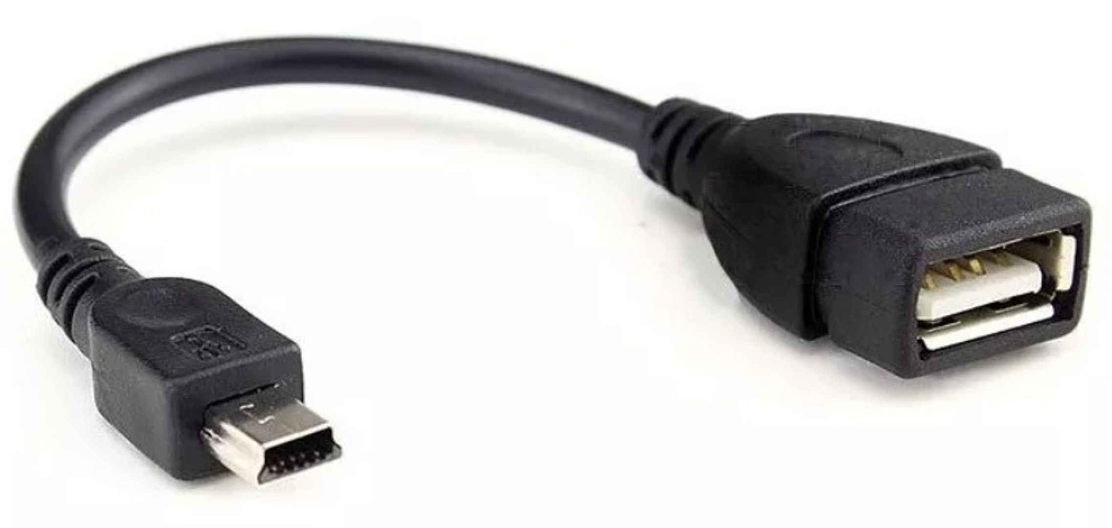 Cable OTG 5 pines (MiniUSB) a USB Hembra