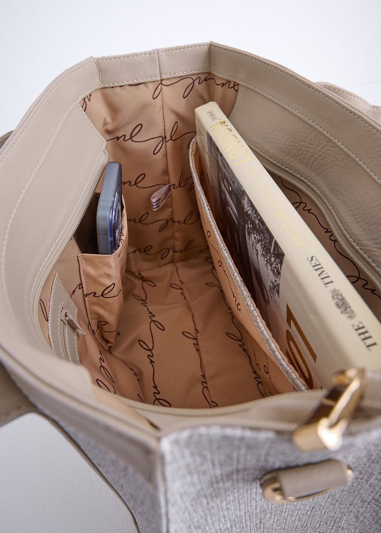 Cartera Shopper Viena Gris