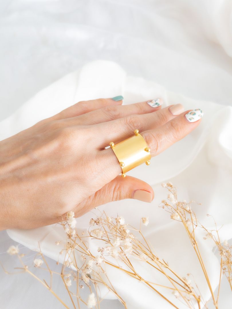 Anillo tubo doble balín 